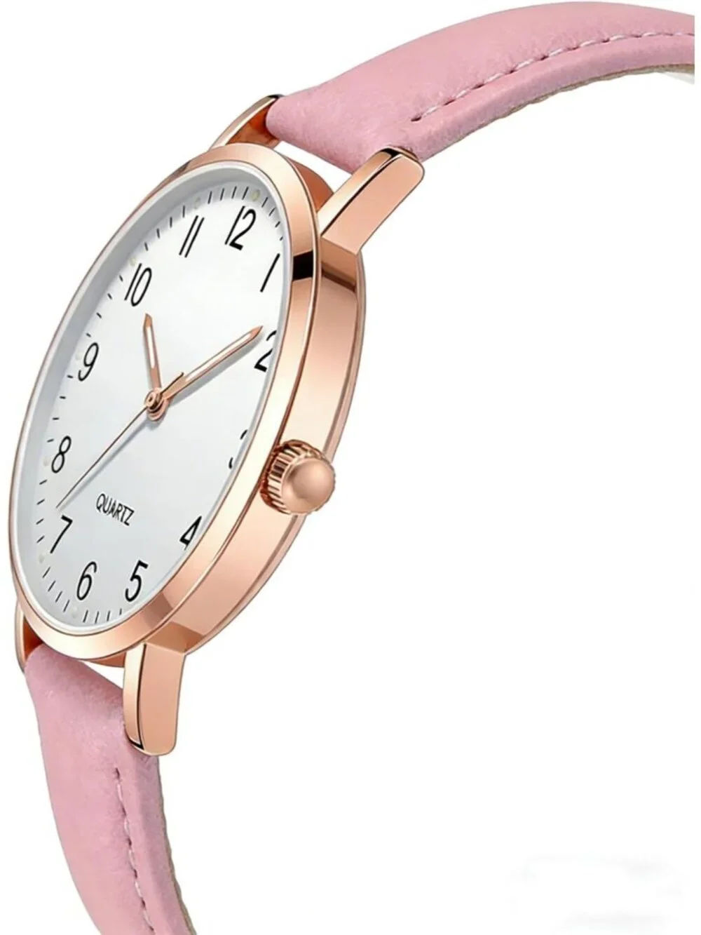 Women's Pink Analog Specially Stylish Quartz Pointer Design Round Wrist Watch